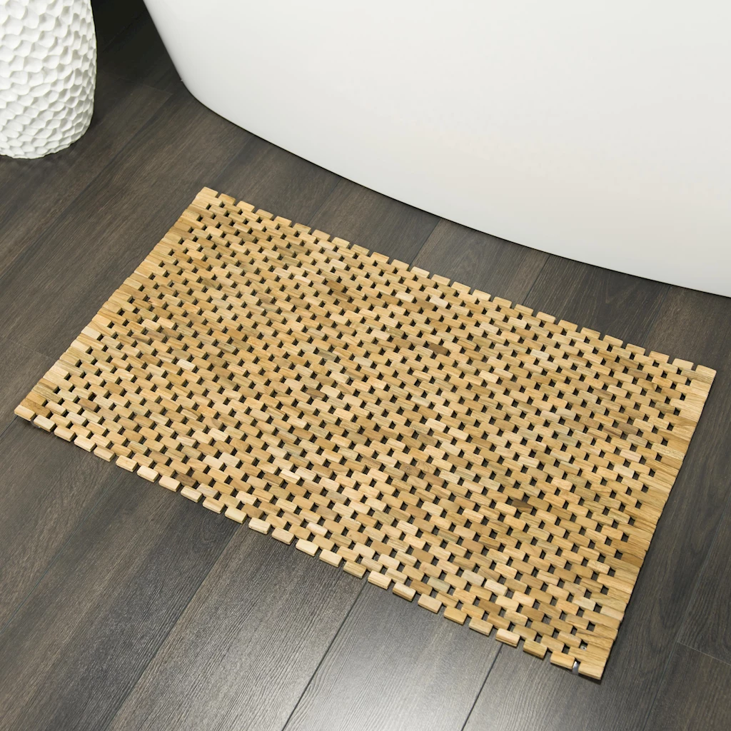 Sealskin Woodblock badematte, teak Sealskin Woodblock badematte, teak
